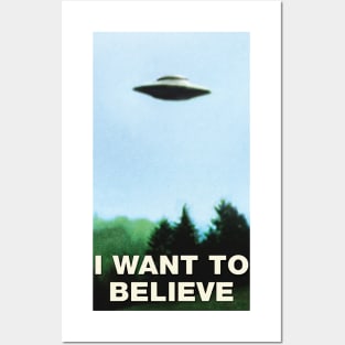 I Want To Believe #1 UFO Conspiracy Ancient Aliens Posters and Art